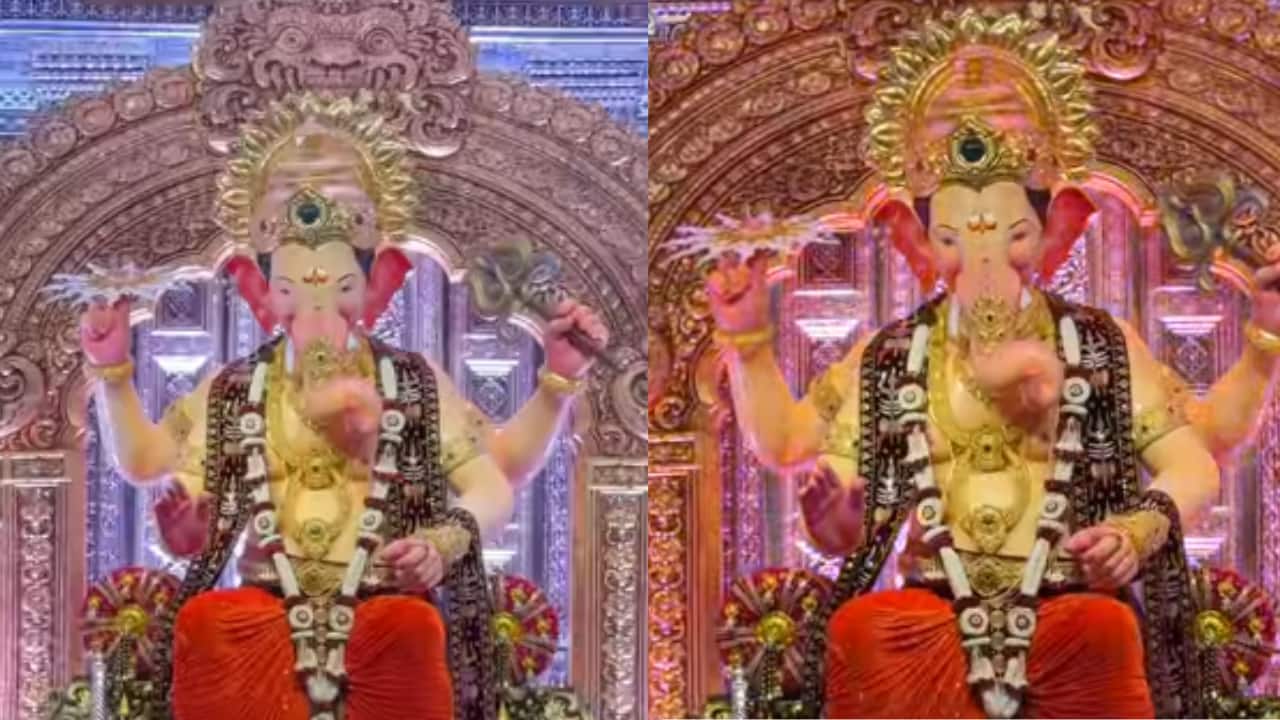 Lalbaugcha Raja 2026 first look unveiled in Mumbai ahead of Ganeshotsav | WATCH