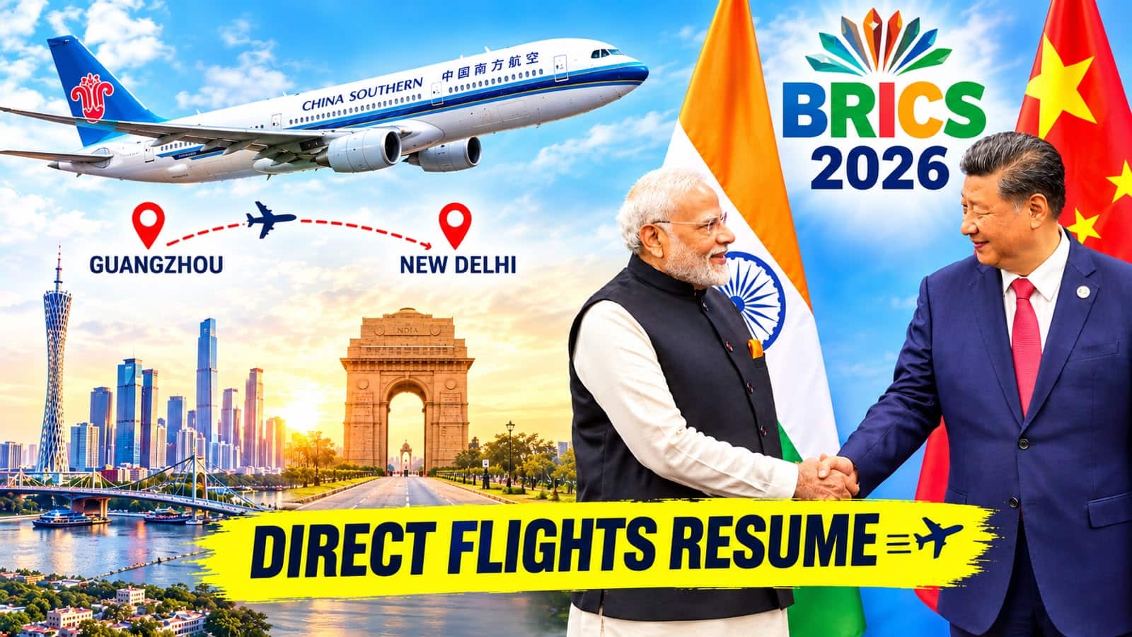 Six years later, direct flights return: How the Xi-Modi BRICS meet is reopening India-China skies