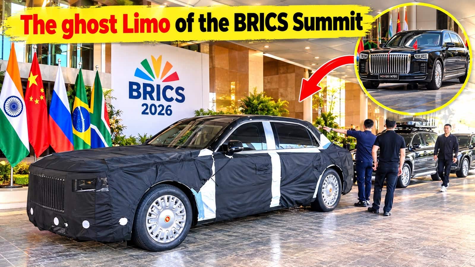 The ghost Limo of the BRICS Summit: Inside the armor and mystery of Xi Jinping`s Hongqi N701