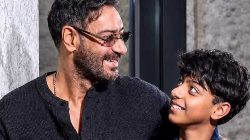Ajay Devgn wishes son Yug on 16th birthday: ‘Still my favourite little troublemaker’