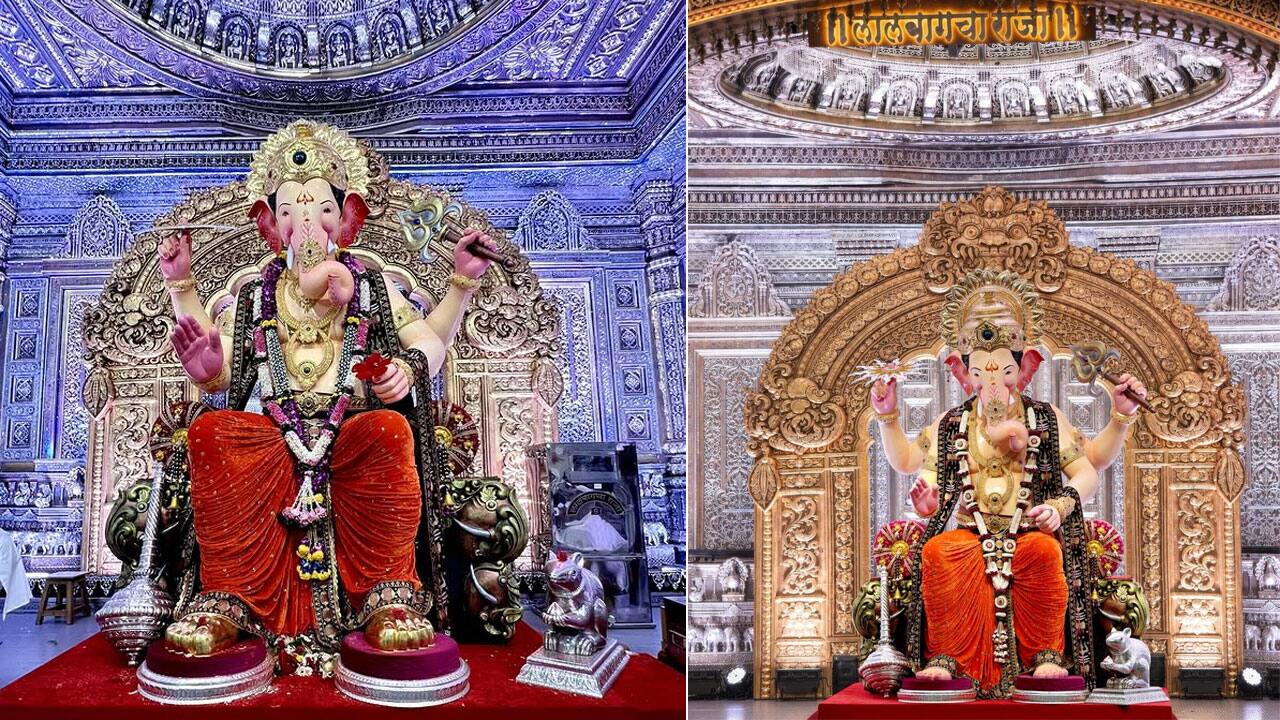 Lalbaugcha Raja 2026 LIVE Streaming Now Divine Darshan Of Bappa On 