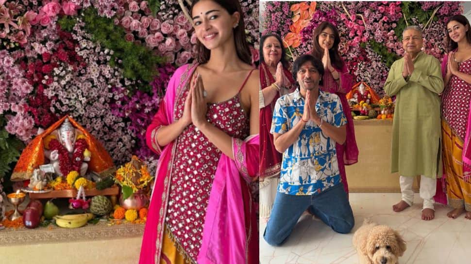 Ganesh Chaturthi 2026: Ananya Panday welcomes Ganpati Bappa at home with parents