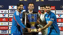 IND vs AFG: Shreyas Iyer calls Ibrahim Zadran to trophy celebration