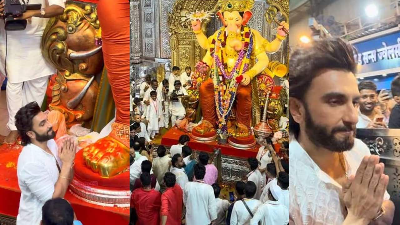 Ranveer Singh visits Lalbaugcha Raja, seeks Bappa's blessings ahead of 2nd baby arrival