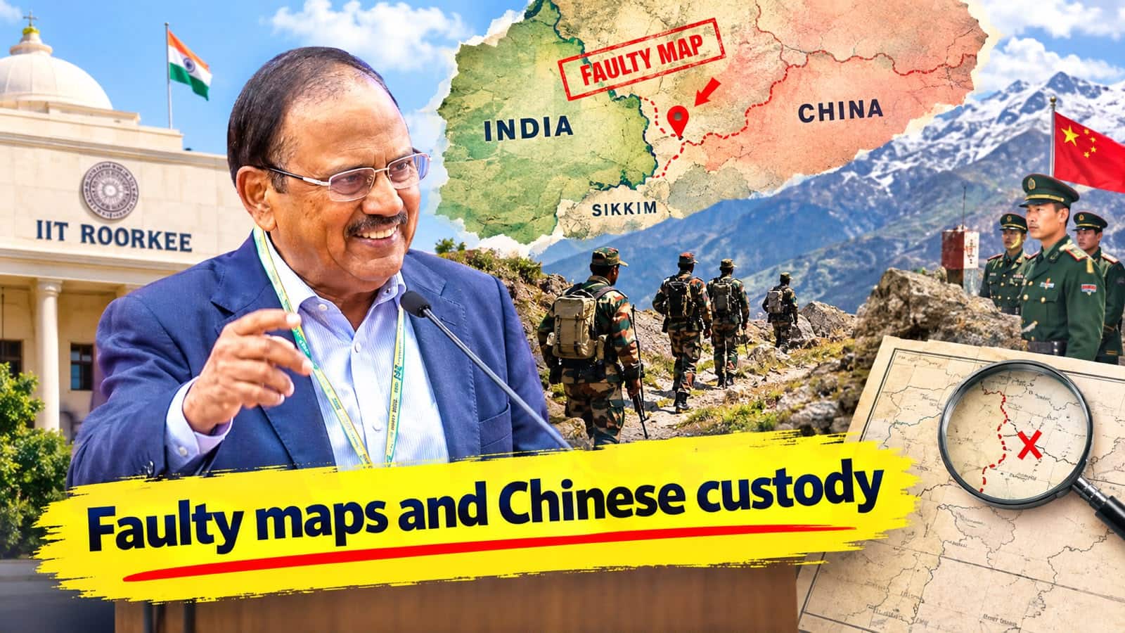 Faulty maps and Chinese custody: NSA Ajit Doval shares riveting 50-year-old intelligence story at IIT Roorkee | VIDEO