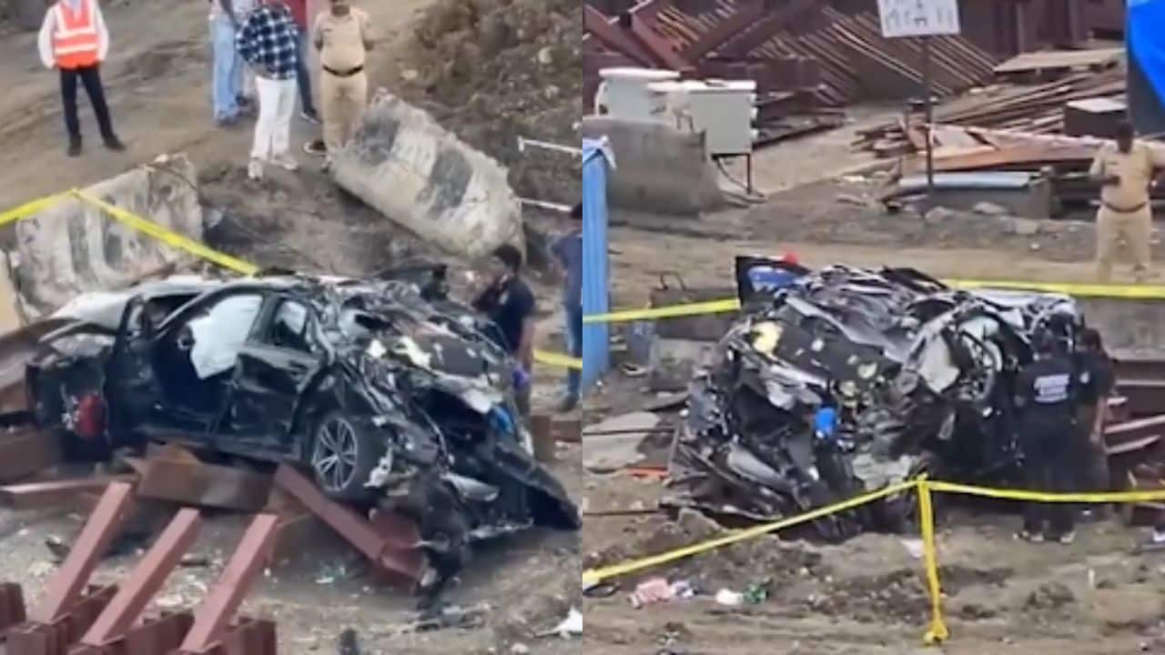Speeding BMW plunges off Mumbai Coastal Road: 17-year-old among 3 dead in 5 AM horror | Video