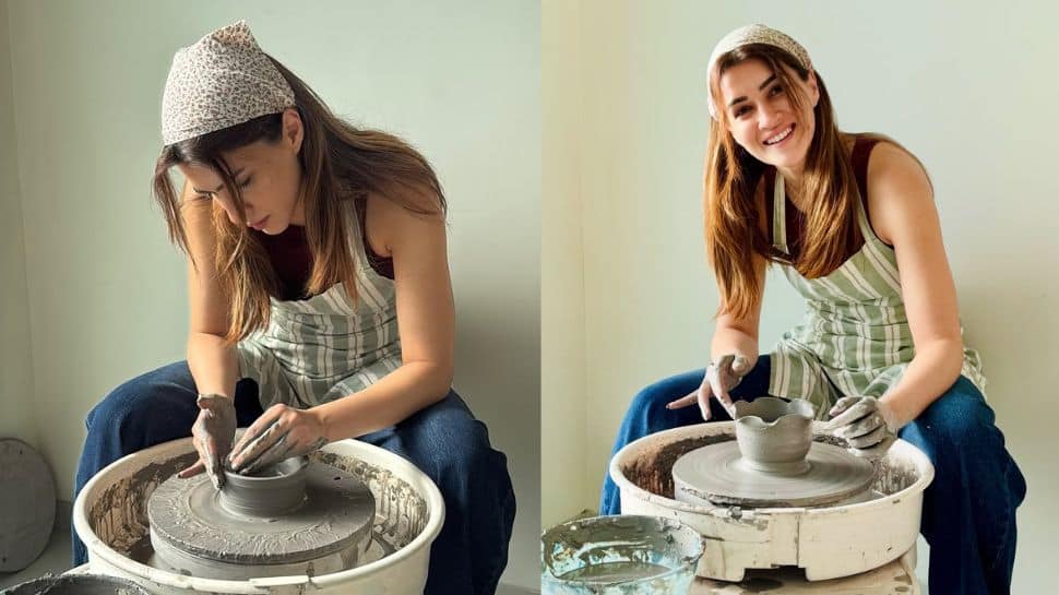 Kriti Sanon learns pottery, says ‘make today your Day One’ as she ticks off bucket list goal