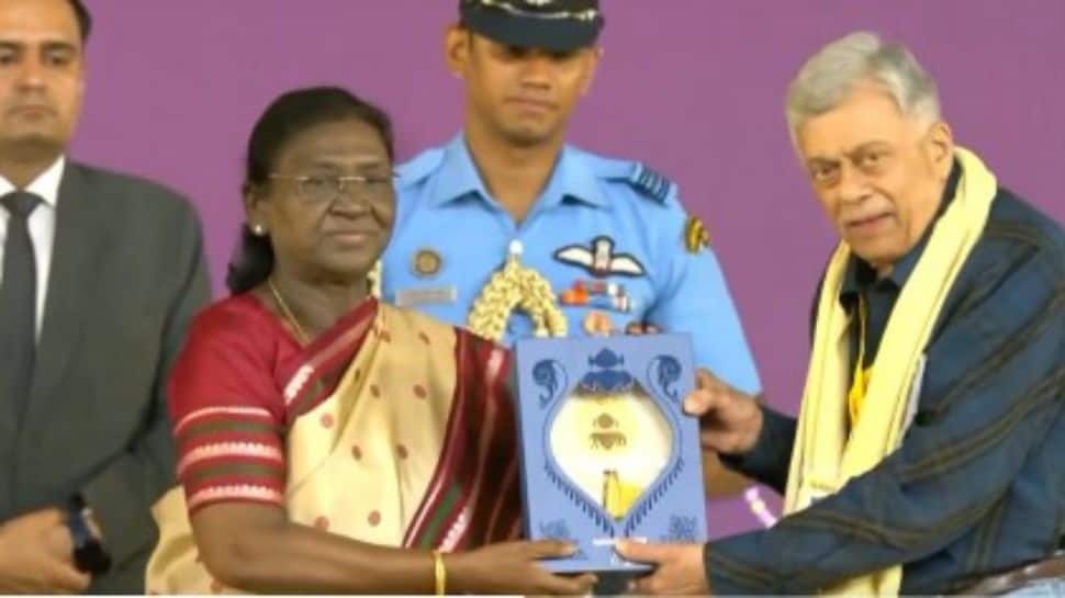 Anant Nag receives Dadasaheb Phalke Award, President Droupadi Murmu hails his 'natural, restrained' acting