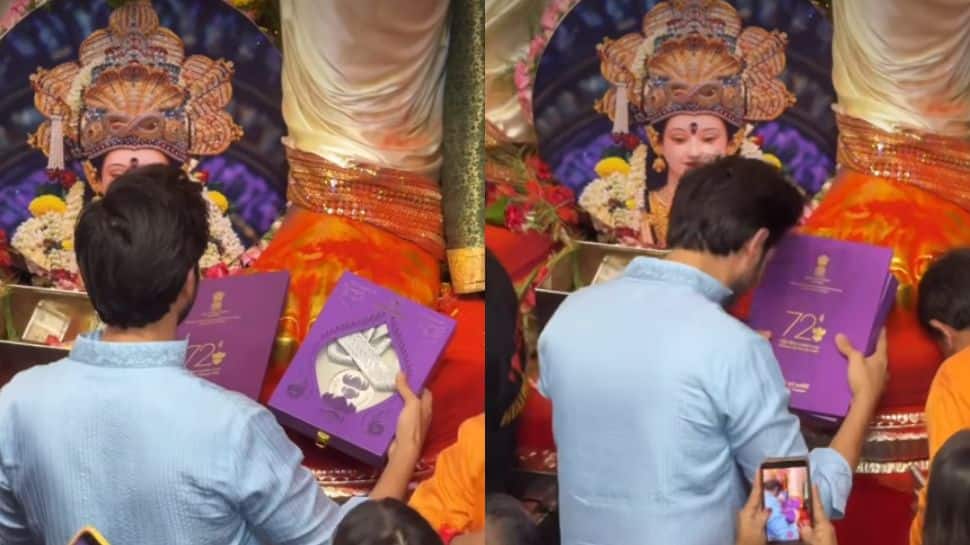 Kartik Aaryan places his National Award honour at the feet of Lalbaugcha Raja, says 'A dream of a small town boy'
