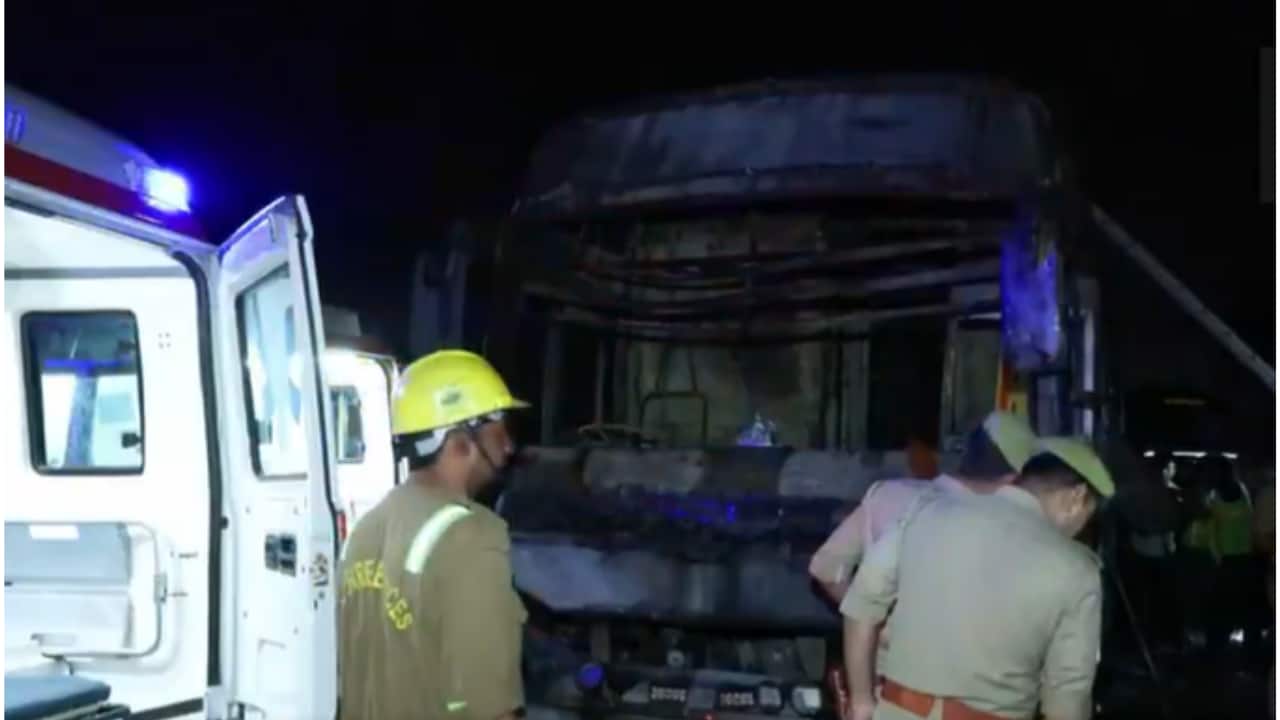 Nine charred to death as fire engulfs double-decker bus in Greater Noida; CM Yogi announces aid