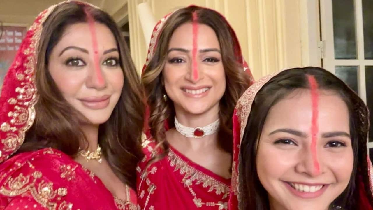 Inside Gauri Pradhan's first Chhath Puja from ‘Kyunki Saas Bhi Kabhi Bahu Thi 2’ sets