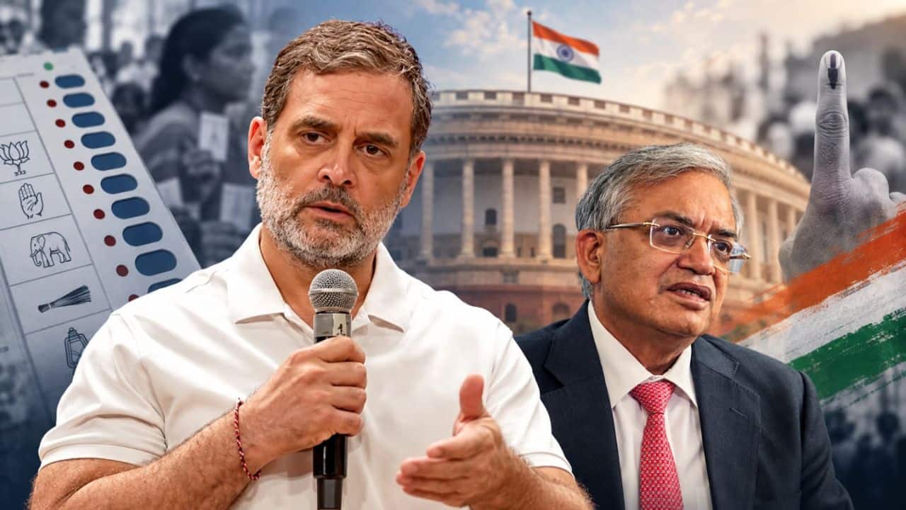 Rahul Gandhi Accuses EC of Rigging, Says Votes Stolen