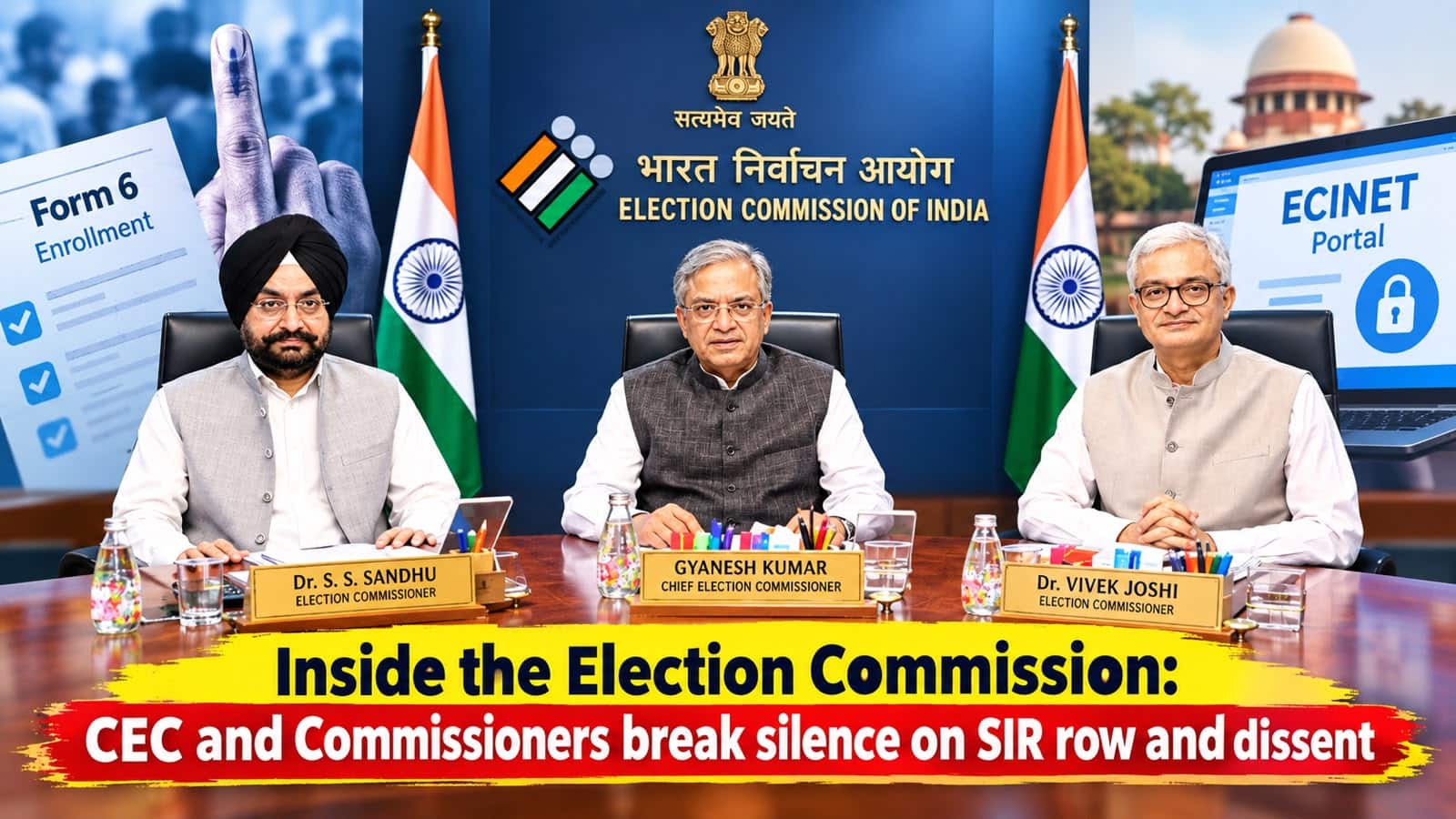 Inside the Election Commission: CEC and Commissioners break silence on SIR row and dissent