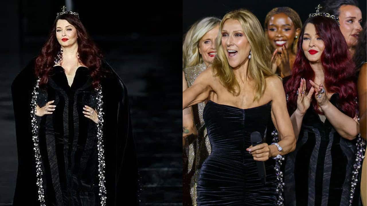 Celine Dion's ''I’m Alive' at Paris Fashion Week sets the mood, Aishwarya grooves to her iconic voice