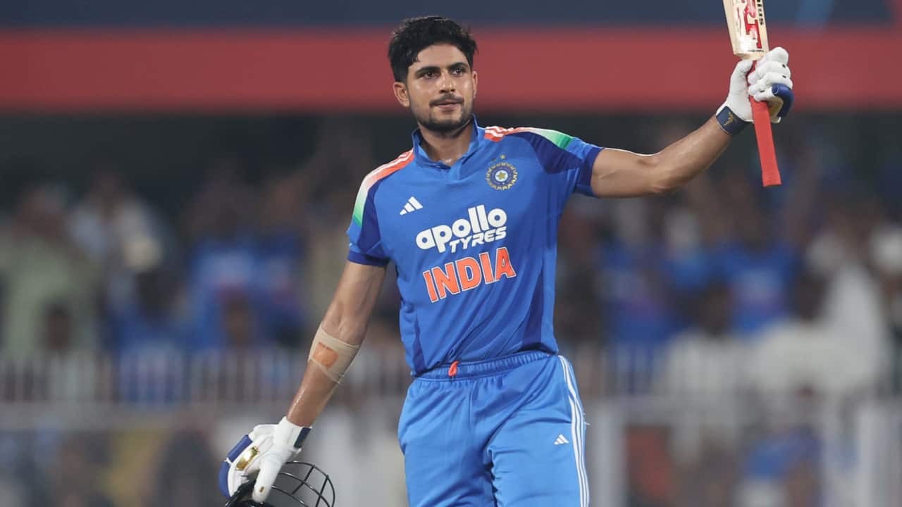 Gill smashes fastest ODI double century in 117 balls