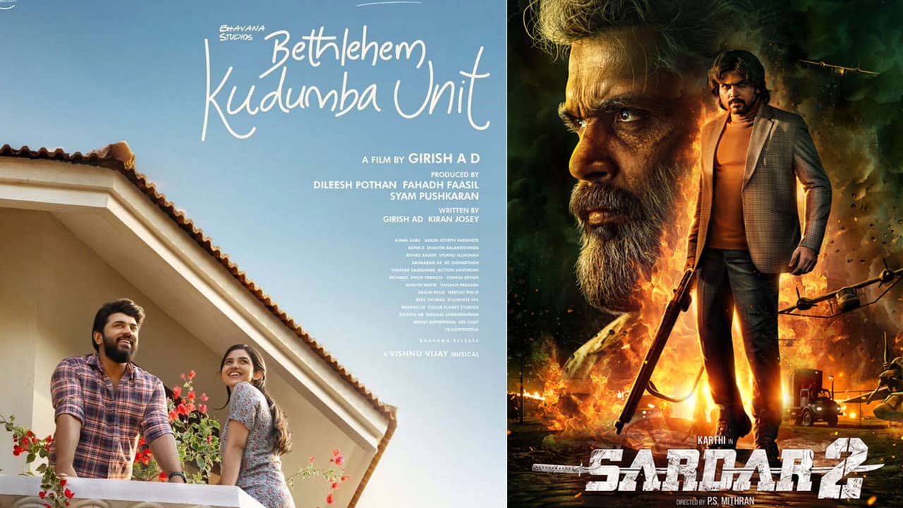 Latest Malayalam, Tamil, Telugu, Kannada OTT releases this week (September 28 to October 4, 2026): Sardar 2 to Bethlehem Kudumba Unit, what to watch on Netflix, Prime Video & more