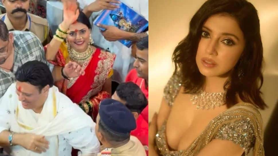 Divya Khossla questions Govinda’s rumoured girlfriend Komal Rani over sindoor at Lalbaugcha Raja