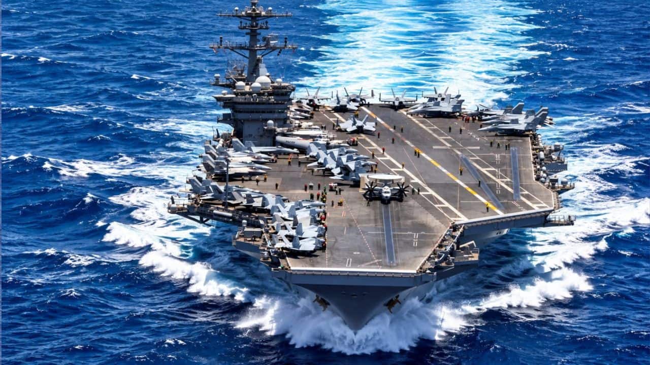 US sends third carrier to Middle East as Trump weighs Iran strikes ...