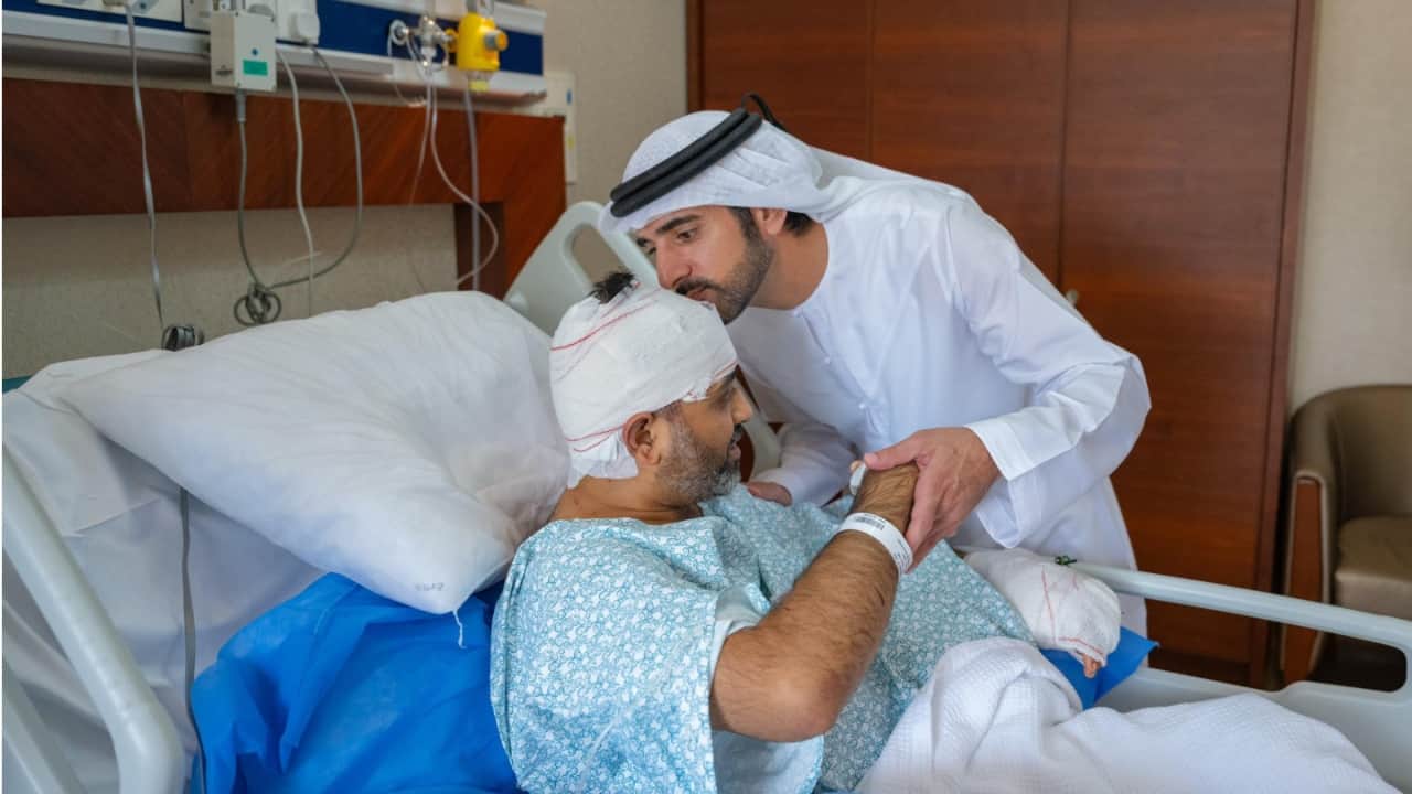 Dubai`s Crown Prince Hamdan meets Indian pilot Smit Machchhar, praises his courage
