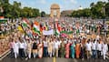 In pictures: Barricades, tricolours and slogans: INDIA bloc MPs march to EC