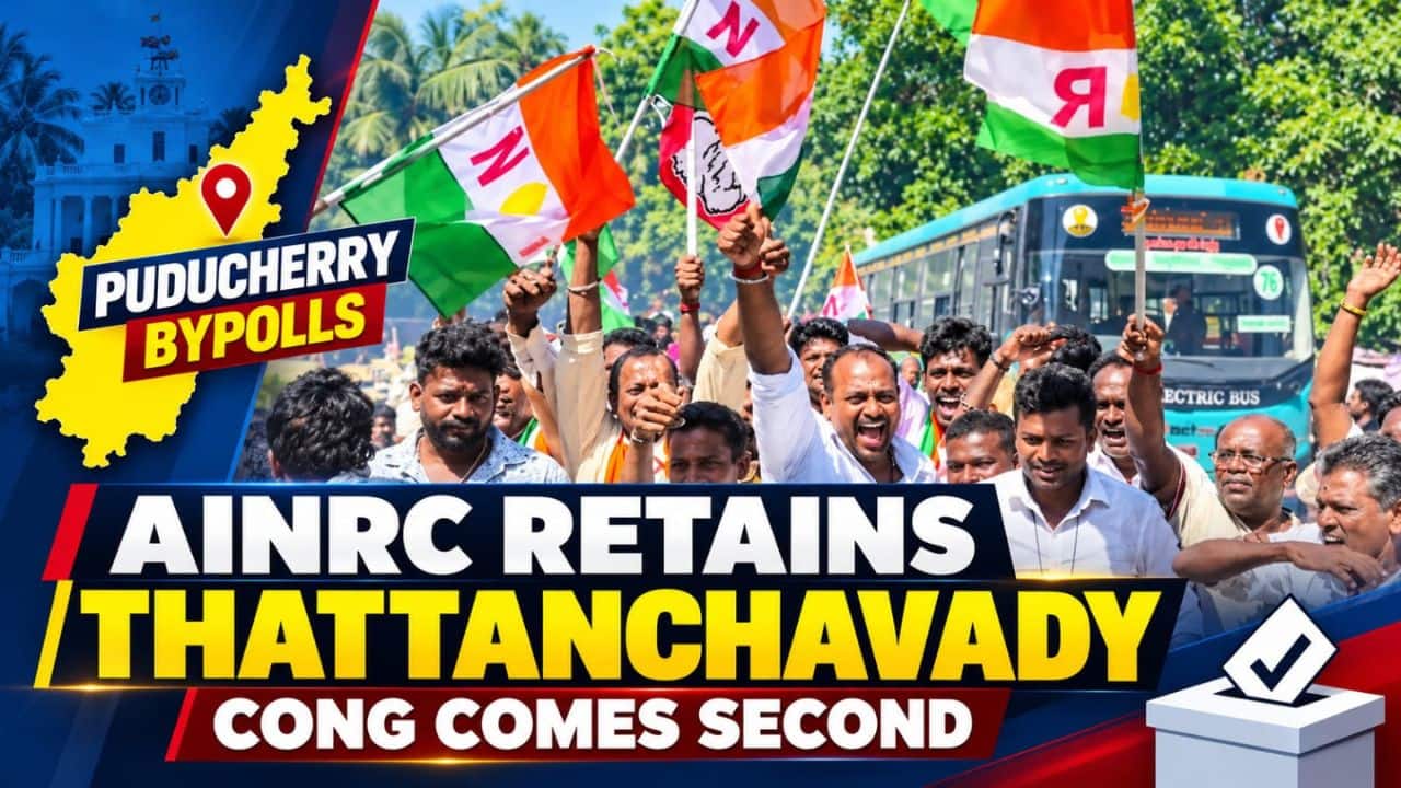Puducherry bypoll result: Ashok Anand makes comeback as AINRC retains key seat