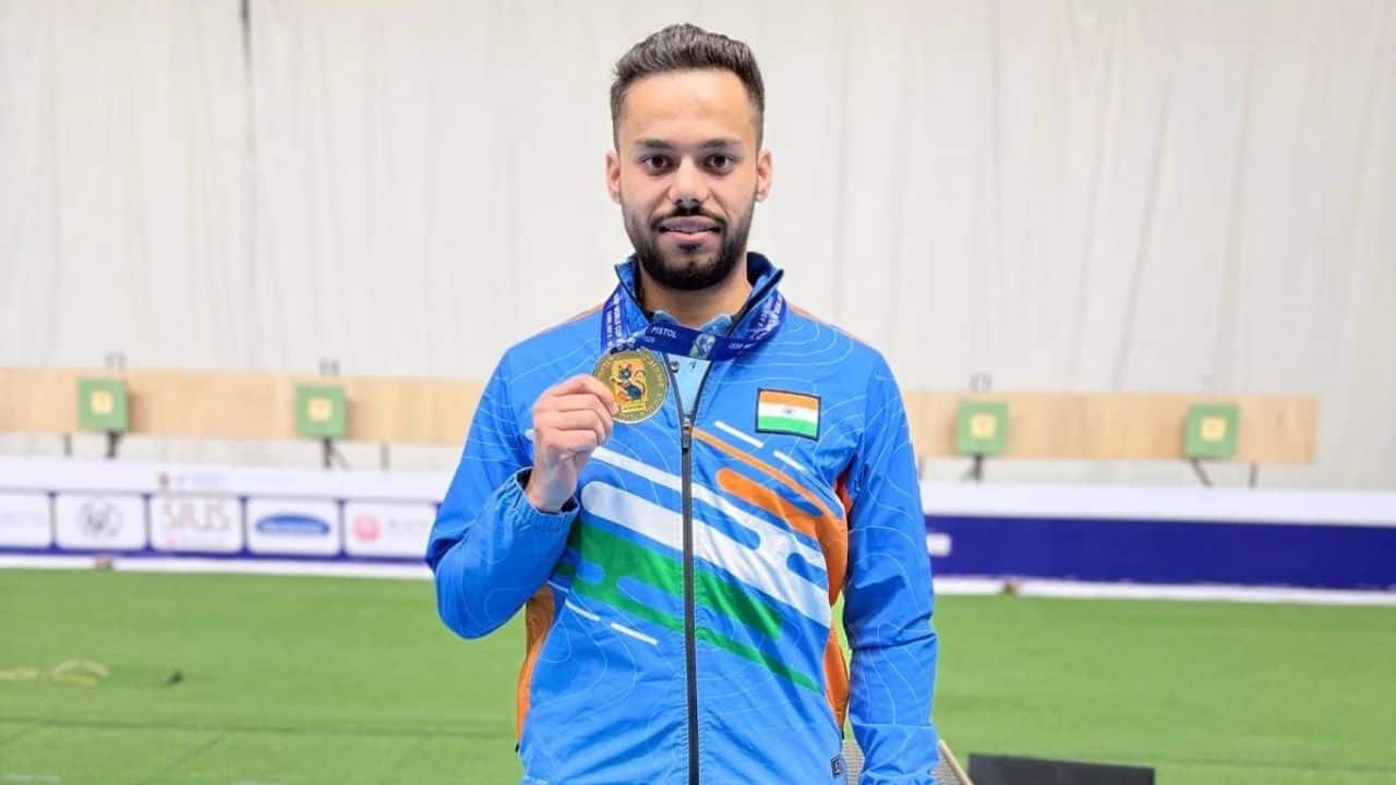 Udhayveer Sidhu wins 10m air pistol gold at ISSF World Cup