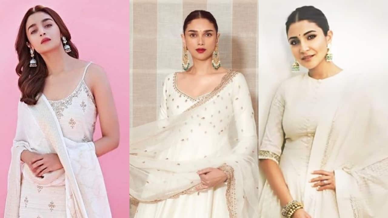 Navratri 2026 day 2: Alia Bhatt to Anushka Sharma, best white ethnic outfits inspired by B-town divas