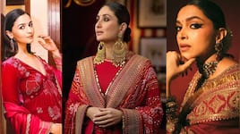 Navratri Day 3 colour Red: 5 Celebrity-inspired festive looks you can recreate - In Pics