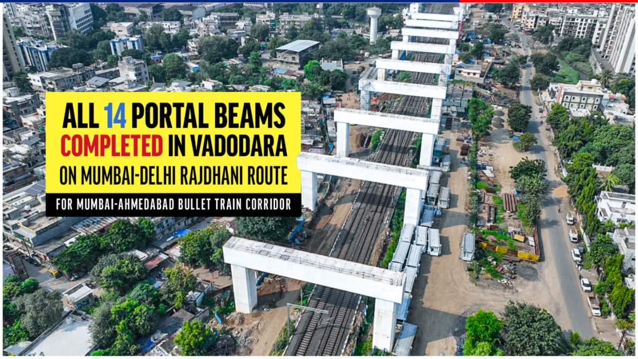 India`s first bullet train clears critical milestone in Vadodara over Delhi-Mumbai rail route