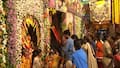 Shardiya Navratri 2026: Kanaka Durga adorned as Maha Chandi Devi at Temple