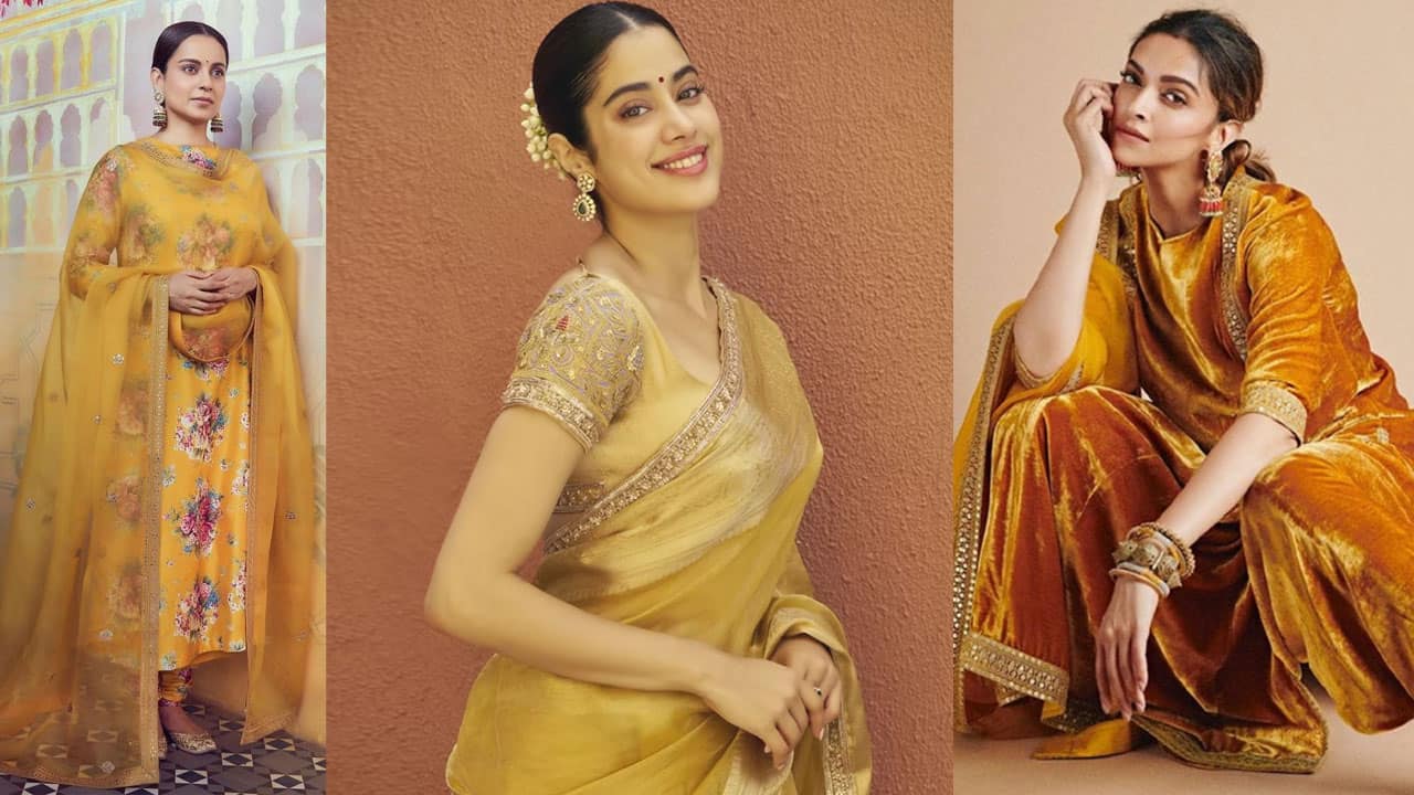 Navratri Day 5 colour yellow: 5 Celebrity-inspired festive wardrobe you can recreate!