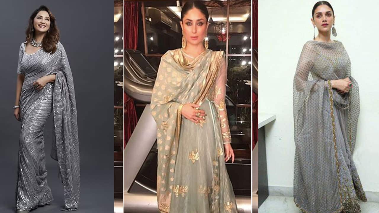 Navratri 2026 Day 7 colour grey: Take festive fashion cues from these Bollywood actresses!