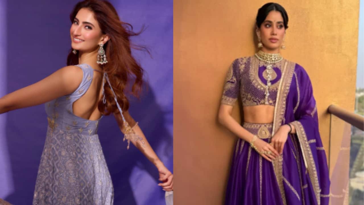 Navratri Day 8 fashion guide: From Kareena Kapoor to Janhvi Kapoor, Celeb-approved purple outfits