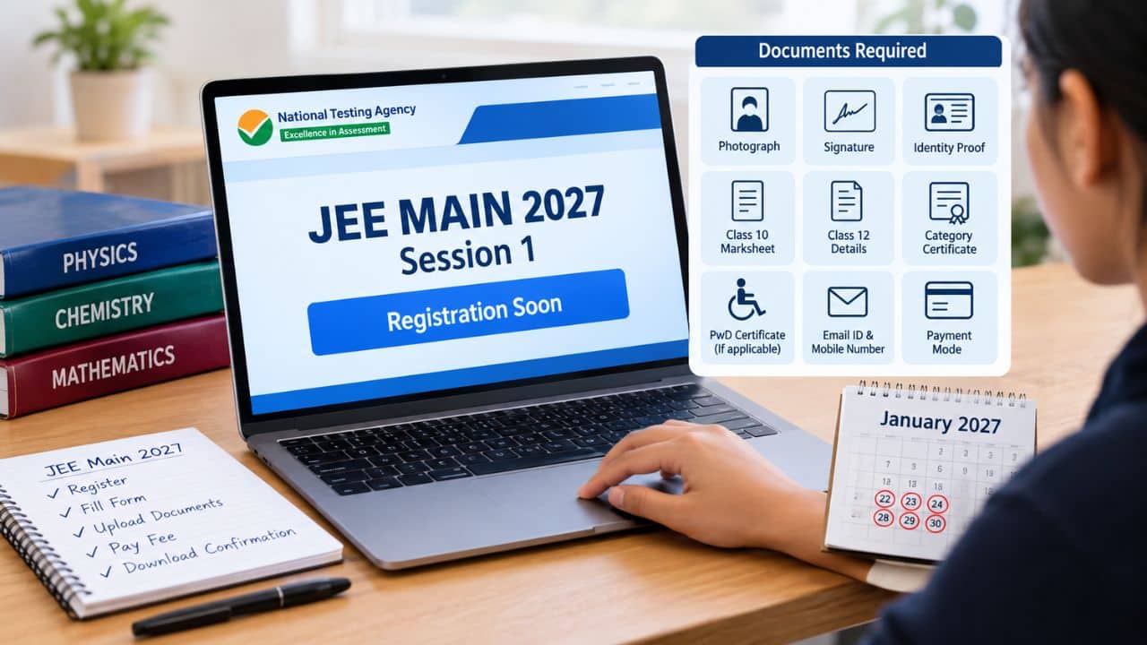 JEE Main 2027 registration to begin soon: Documents required and steps ...