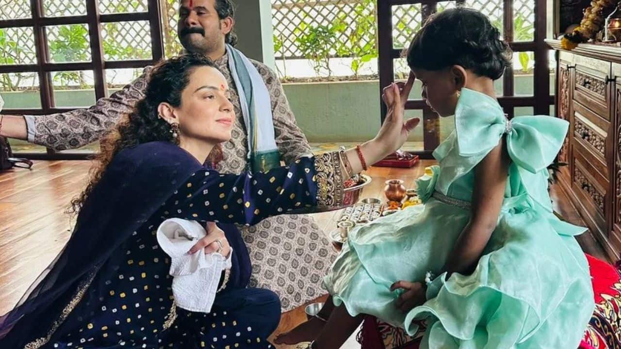 Kangana Ranaut and Varun Dhawan share heartwarming glimpses of Maha Navratri Hawan and Kanya Poojan