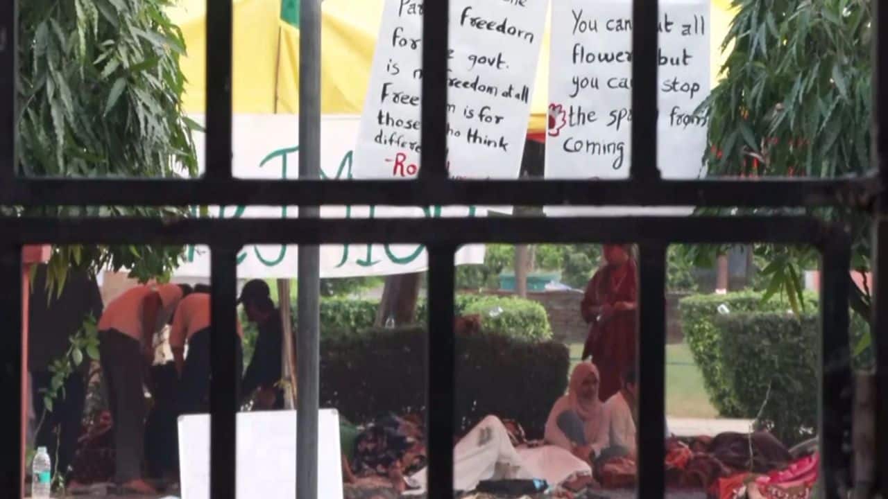 Jamia hunger strike enters day 13 amid `Free Kashmir` graffiti row
