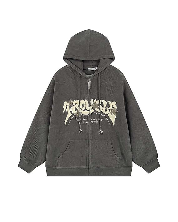 Sumleno Star Zip Up Hoodie