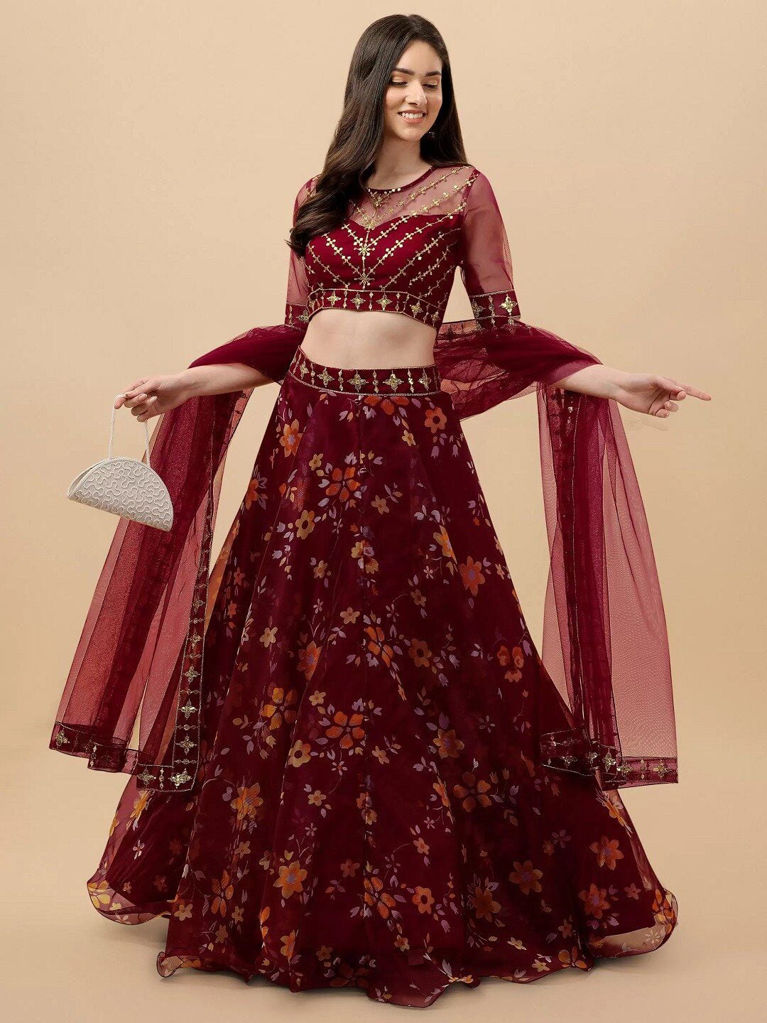 KRYSAL Embellished Lehenga