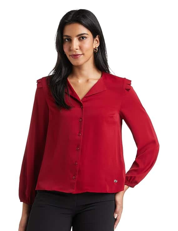 Van Heusen Women Casual Shirt