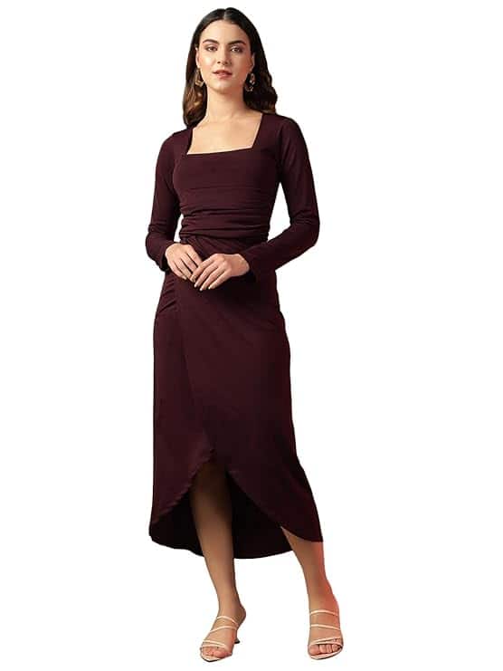 Trend Arrest.ed Bodycon Midi Dress