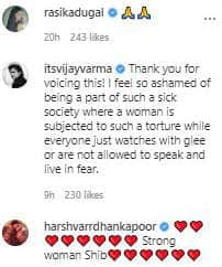 Harshvardhan Kapoor, Sussanne Khan, Vijay Varma and others come out in support of Shibani Dandekar as she seeks justice for Rhea Chakraborty in Sushant Singh Rajput's case