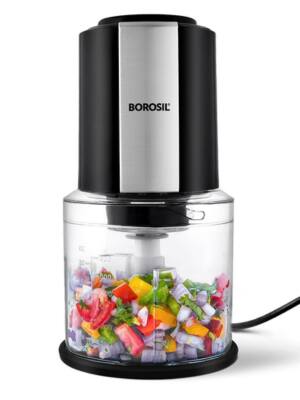 Borosil Chef Delite Electric Chopper 600 ml Borosil Chef Delite Electric Chopper 600 ml