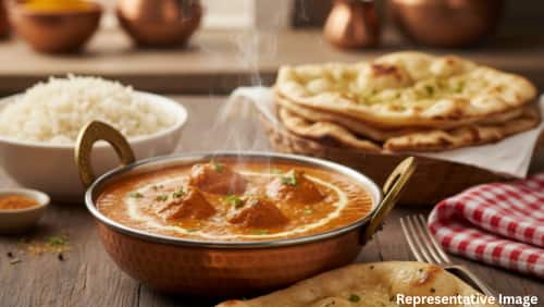Naan butter chicken Naan butter chicken
