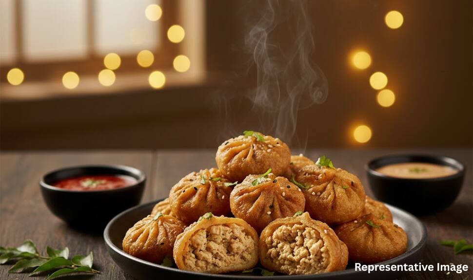 Fried Chicken Momos Fried Chicken Momos