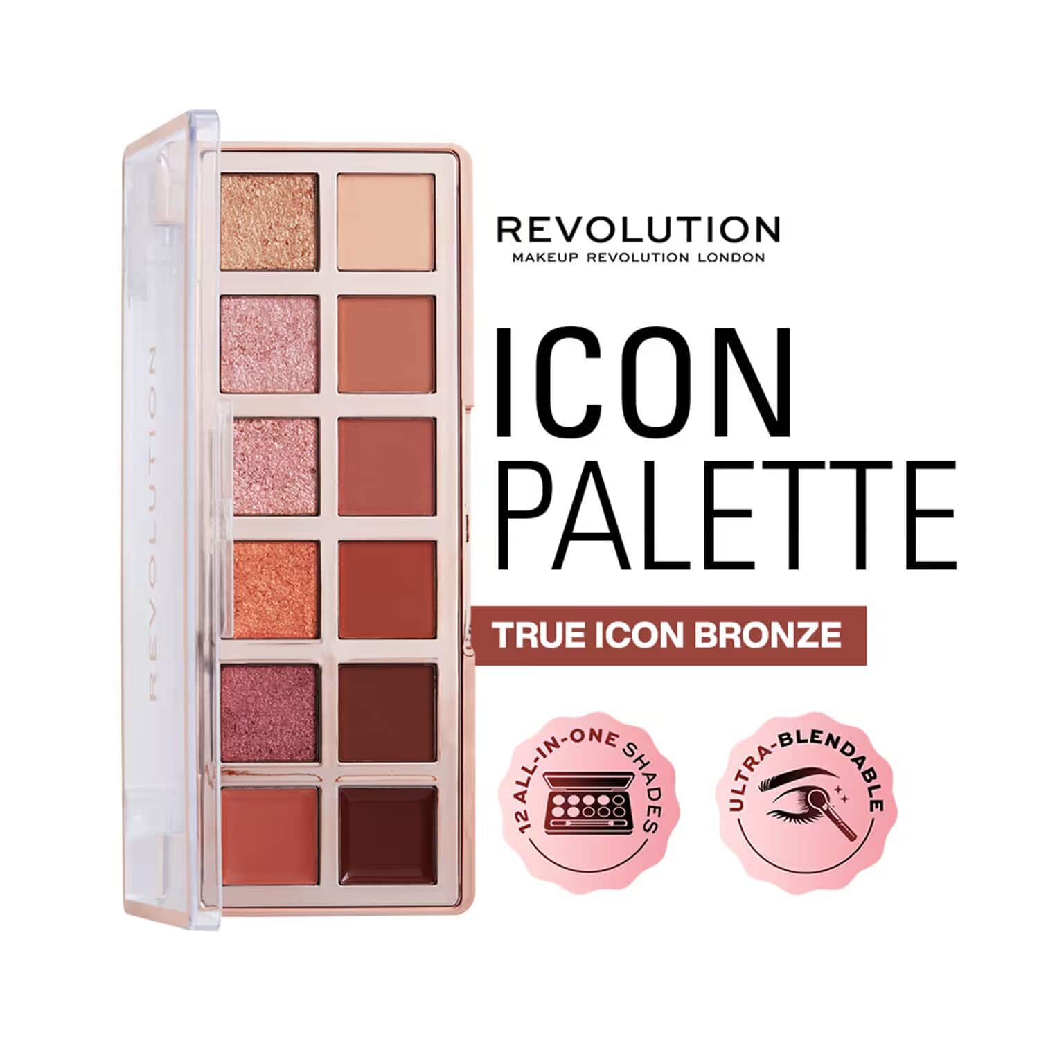 Makeup Revolution The Icon Palette – True Icon Bronze