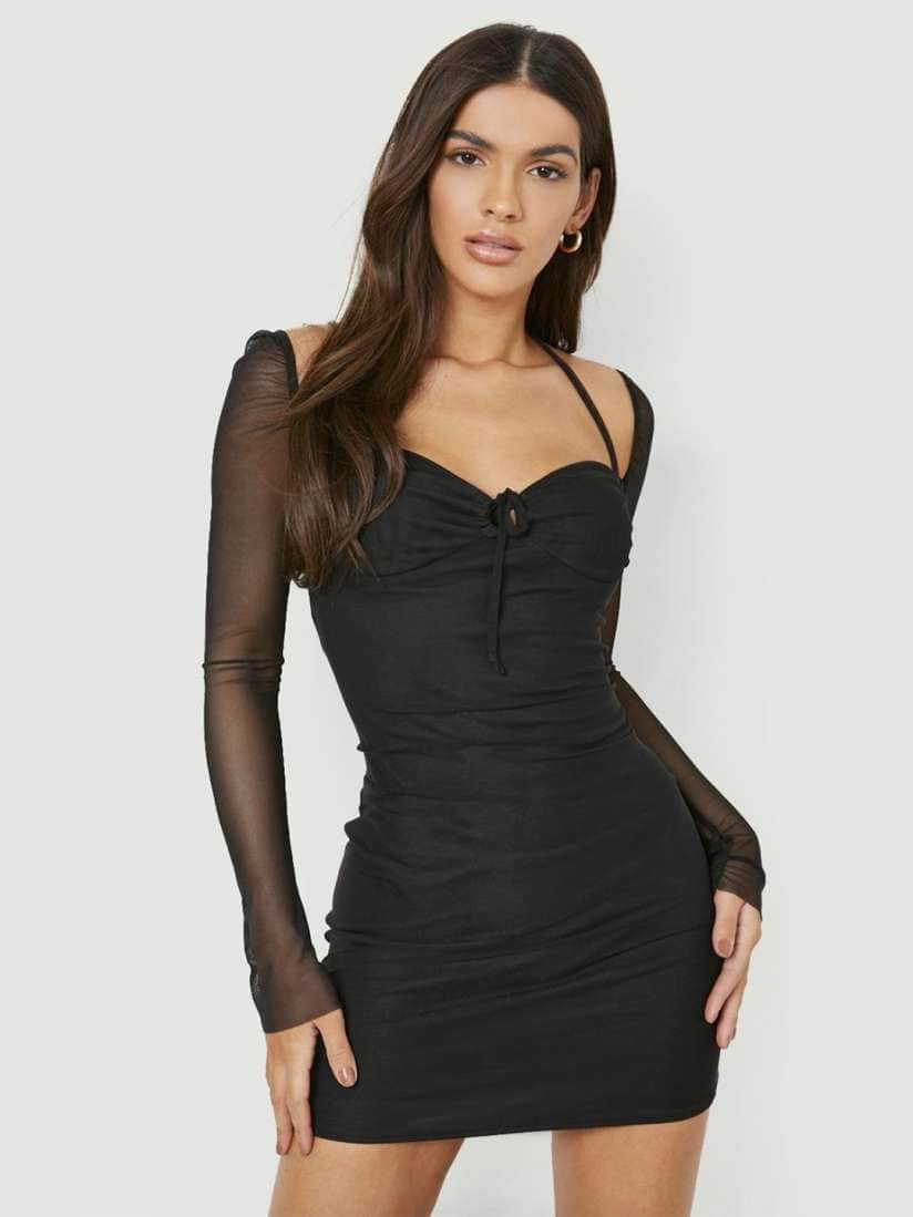 La Chic Pick Bodycon Mini Dress