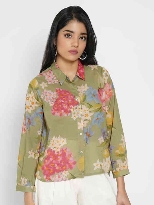 Akkriti Shirt Style Top Cotton Shirt Akkriti Shirt Style Top Cotton Shirt