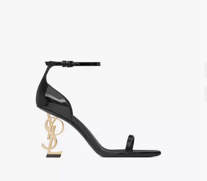 Patent Leather Square Toe Sandals