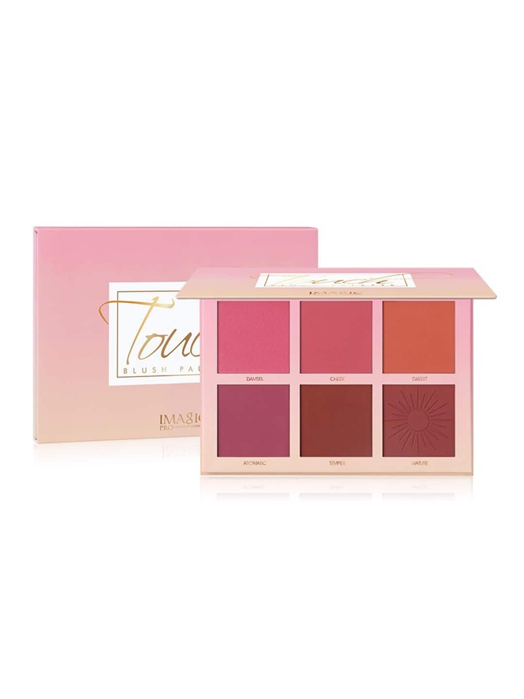 IMAGIC Professional Cosmetics 6 Color Touch Blush Palette