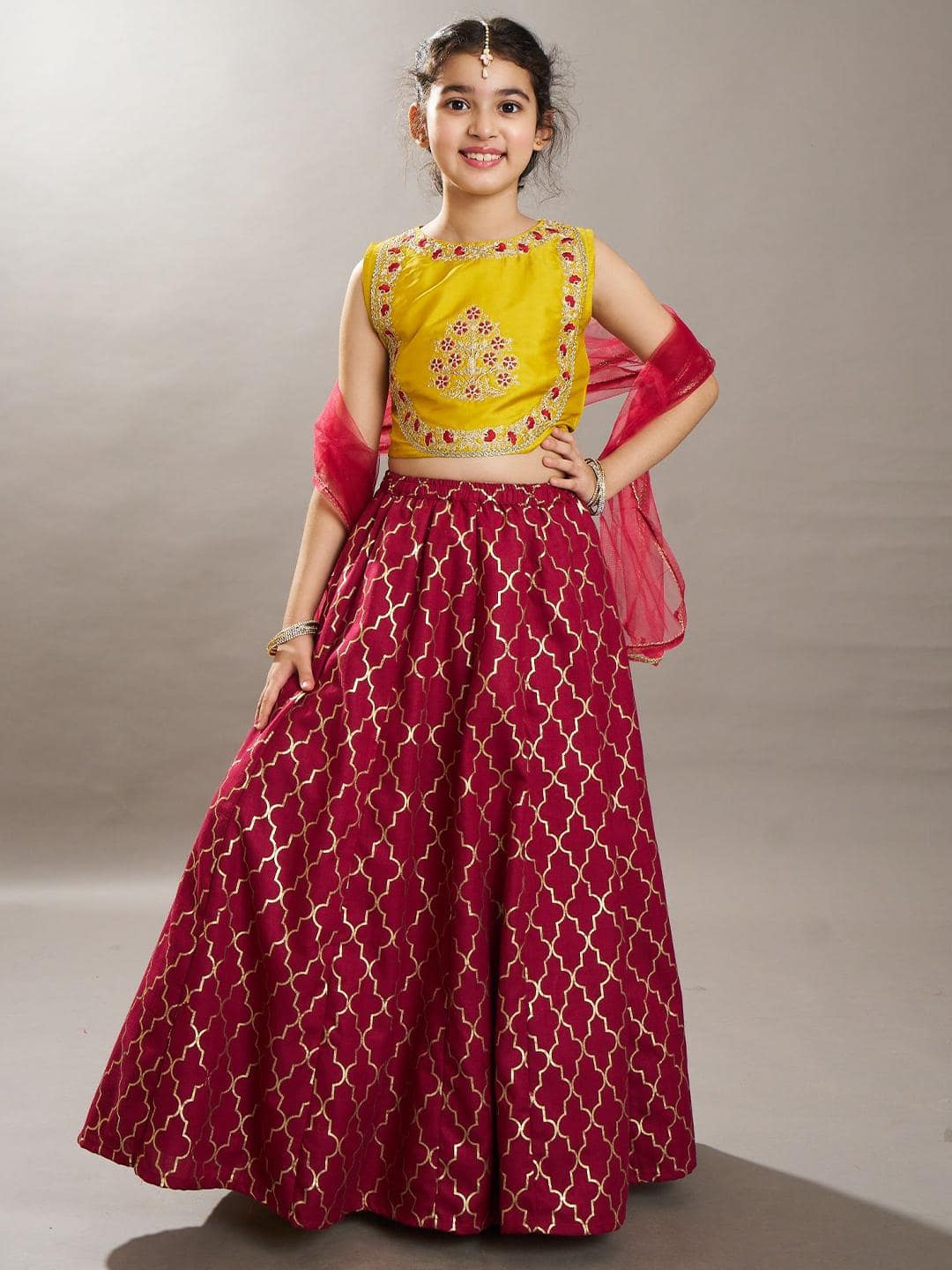 Bitiya Floral Embroidered Lehenga
